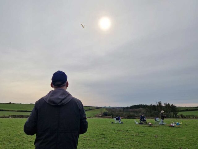 RC glider at Truro and district model flying club