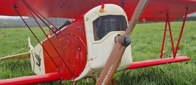 RC planes on ground at Truro and district model flying club