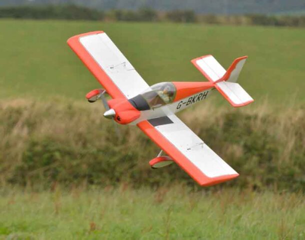 Yeiks!! Model plane flying at Truro model flying club
