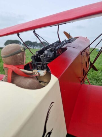 Fokker D7 cockpit Scale Fokker D7 at Truro and district model flying club