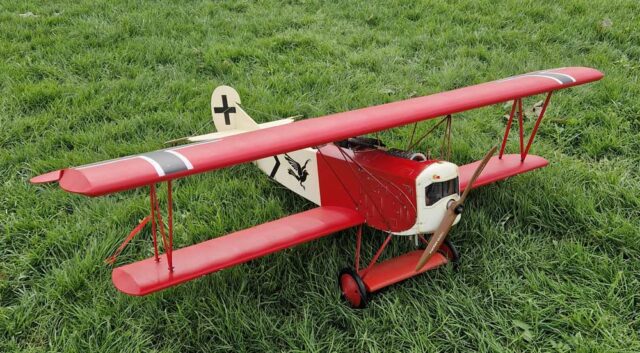 Fokker-D7-front Scale Fokker D7 at Truro and district model flying club